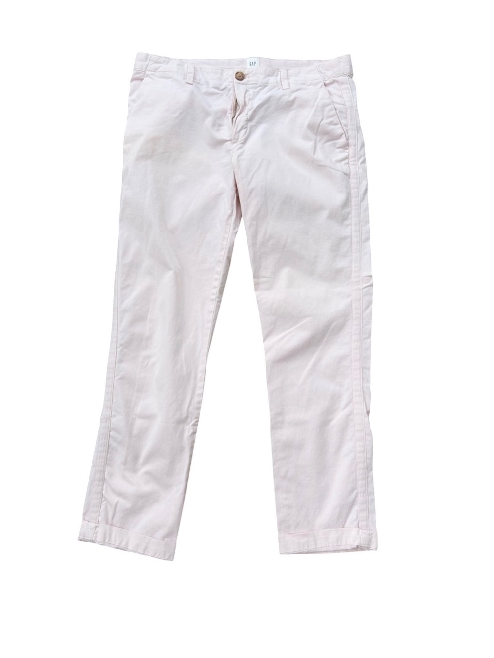 97% COTTON GAP Pink Girlfriend Chino Pants